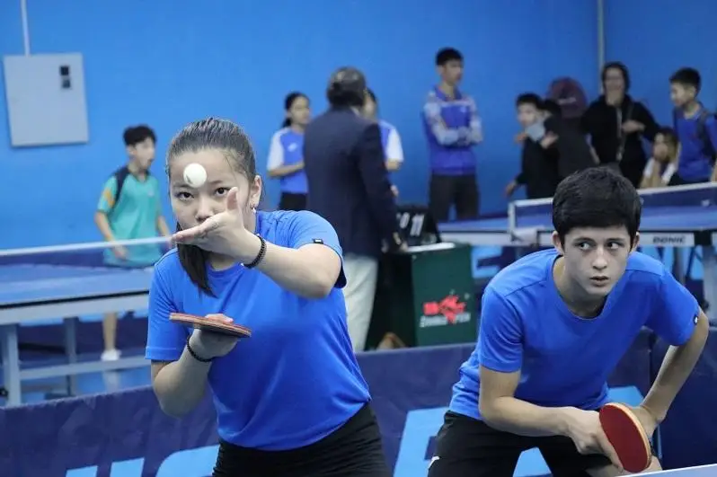 На юношеском чемпионате Казахстана по настольному теннису определились бронзовые призеры