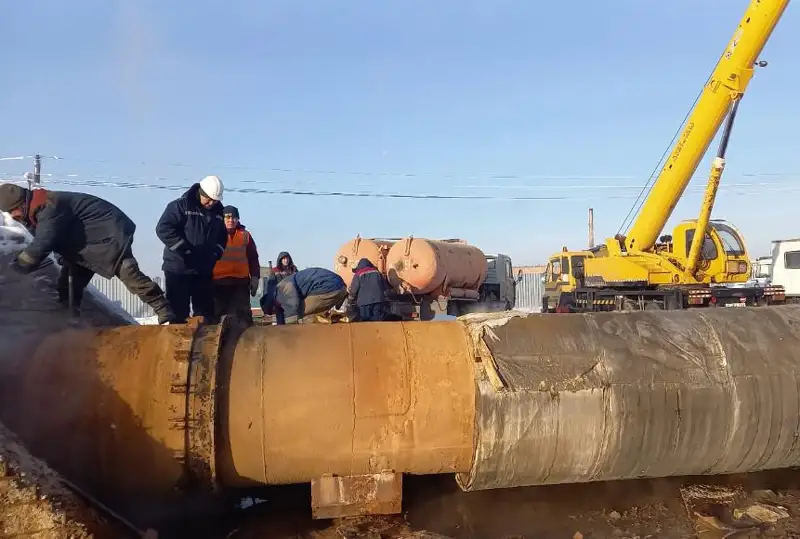 Авария на теплосетях произошла в Караганде