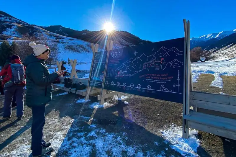 Обновленный экологический маршрут открыли в нацпарке «Көлсай көлдері»