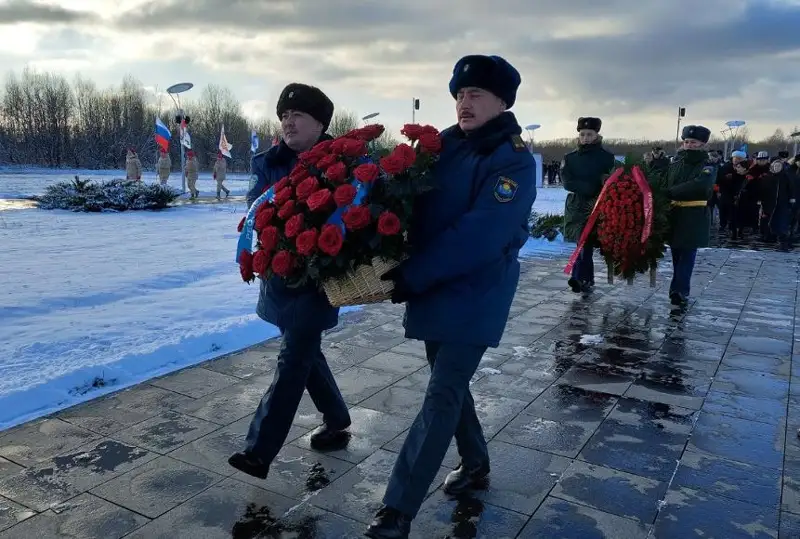 Казахстанская делегация приняла участие в памятном митинге в честь подвига героев-панфиловцев