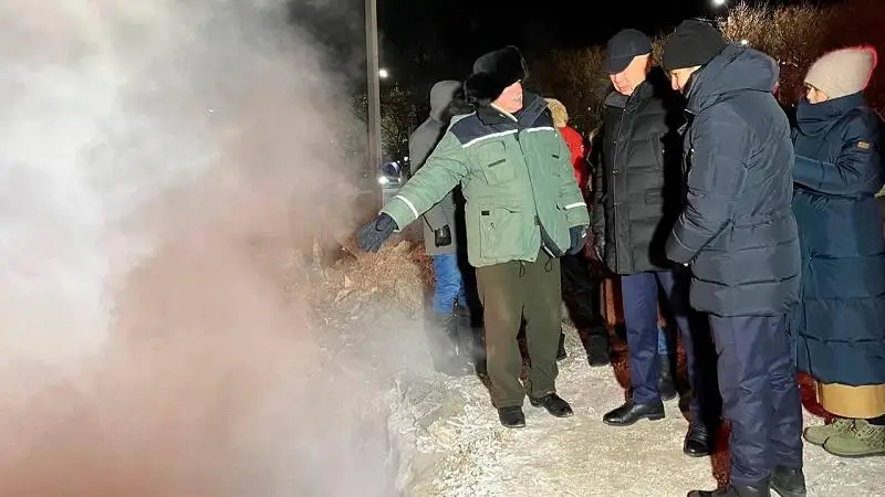 Серік Жұманғарин мен Төтенше жағдайлар министрі Юрий Ильин Екібастұзға барды