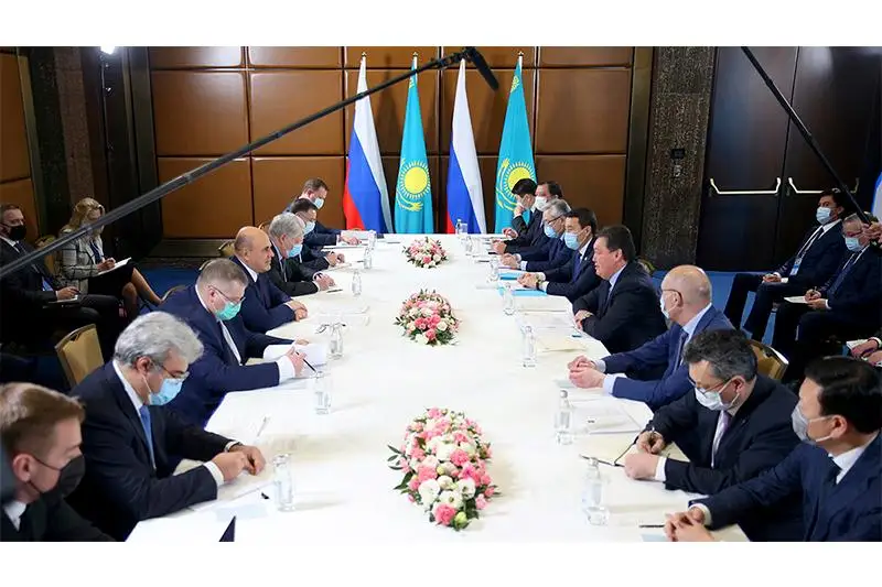 اسقار مامين ر ف ۇكىمەتىنىڭ ءتوراعاسى ميحايل ميشۋستينمەن كەلىسسوز جۇرگىزدى