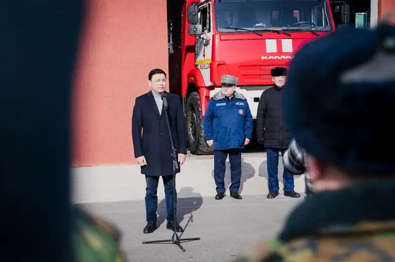 Аким столицы Алтай Кульгинов отметил работу сотрудников ДЧС