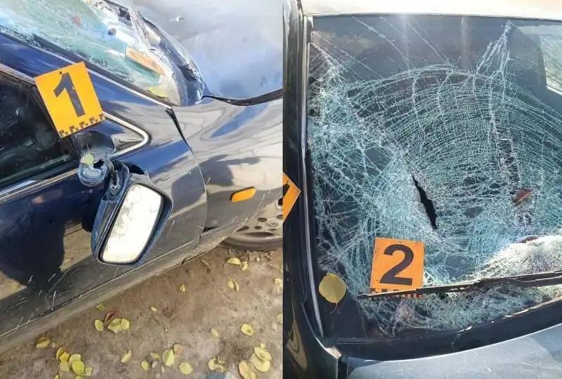 Иномарка сбила двух пешеходов и скрылась с места смертельного  ДТП в Жаркенте