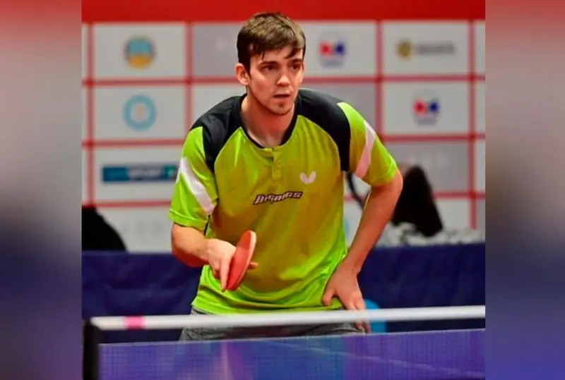 Казахстанец вышел в 1/8 финала турнира по настольному теннису