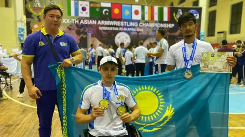 Казахстанцы стали призерами парачемпионата Азии по армрестлингу