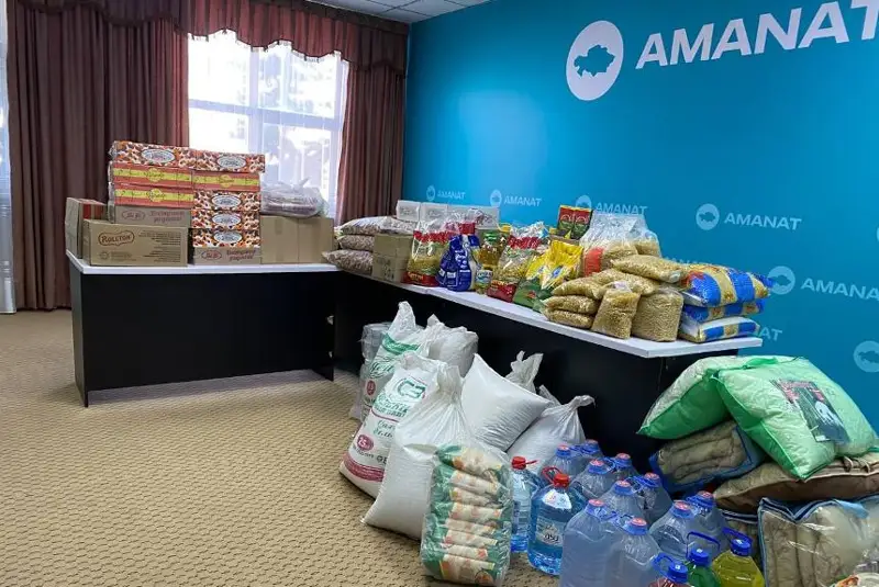 Акмолинцы поддержали пострадавших от пожара жителей Костанайской области