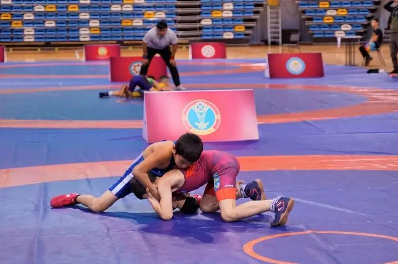 Определились чемпионы Казахстана по вольной борьбе среди молодежи
