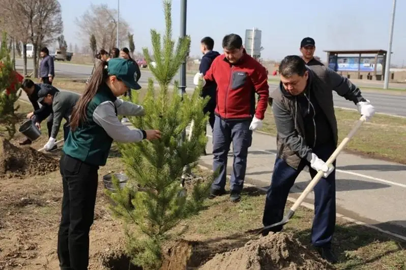 Более 50 тысяч человек вышли на массовый субботник в Алматинской области