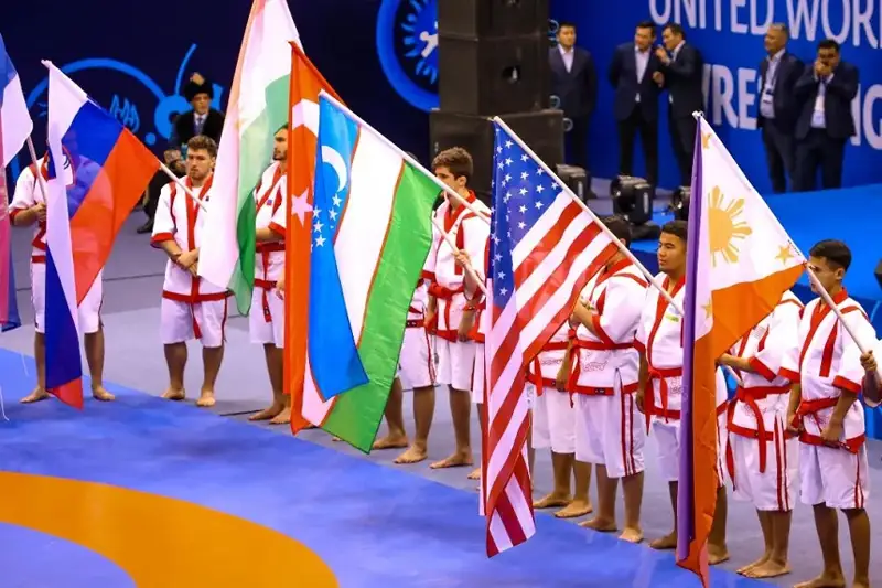 Чемпионат мира по казакша курес проходит в Астане