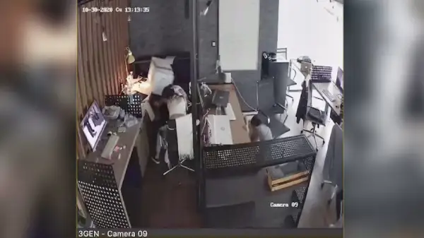 يزميردەگى جويقىن جەر سىلكىنىسىنىڭ ۆيدەوسى پايدا بولدى