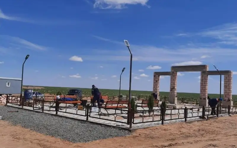 Подарок родному селу сделали выпускники в Мангистауской области