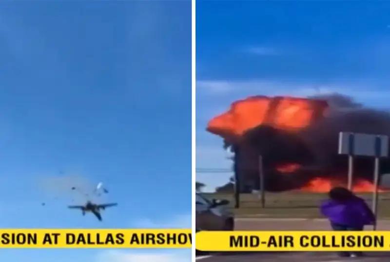 Катастрофа произошла на авиашоу в США