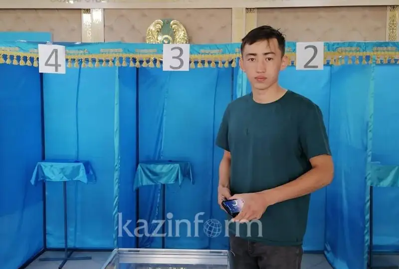 Это мое первое голосование – алматинец поделился впечатлениями