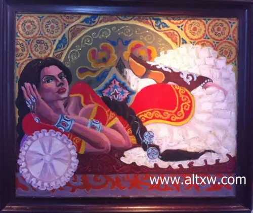 التاي قالاسىندا 2 - كەزەكتى ماي بوياۋلى سۋرەت كورمەسى اشىلدى(3)