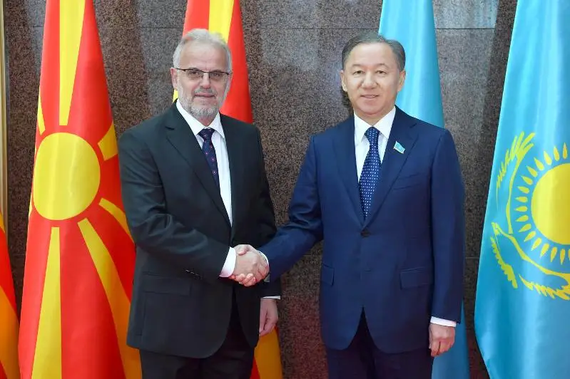 نۇرلان نىعماتۋلين قازاقستانعا العاش رەت كەلگەن سولتۇستىك ماكەدونيا دەلەگاتسياسىمەن كەزدەستى
