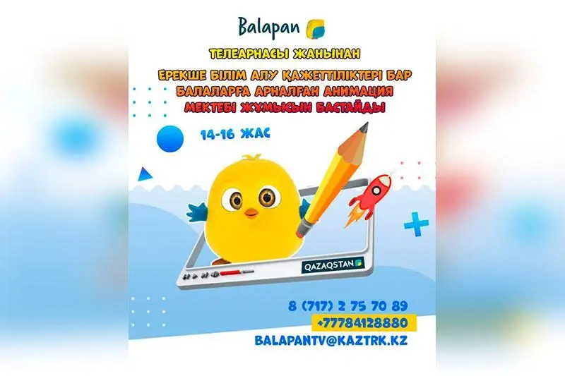 ەرەكشە قاجەتتىلىگى بار بالالار ءۇشىن انيماتسيا مەكتەبى اشىلادى - ايدا بالايەۆا