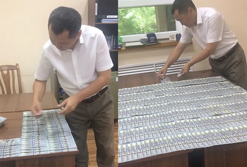 Казахстанец пытался вывезти в Грузию 36 тыс. долларов США