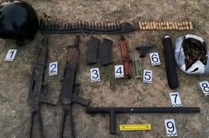 Арсенал оружия выявлен на окраине Тараза