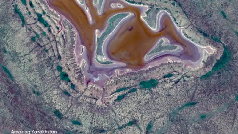 Google Maps-تان قازاقستاننىڭ تاڭعاجايىپ سۋرەتتەرى كورسەتىلدى