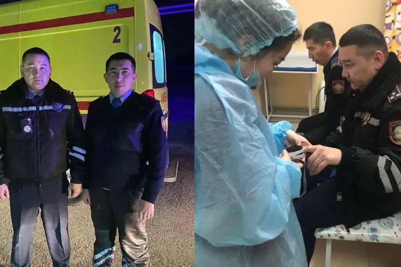 Спрыгнувшую с моста девочку спасли полицейские Атырау