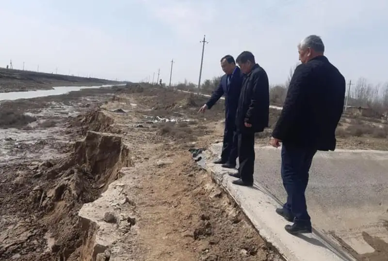 Jetisaılyqtar aýdandaǵy qorym men egis alqaptaryn sý shaıýy múmkin dep qaýiptenip otyr