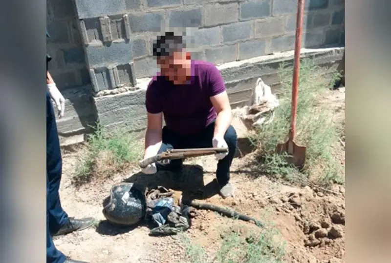 Qyzylordada atys qarýlary jasyrylǵan oryn anyqtaldy