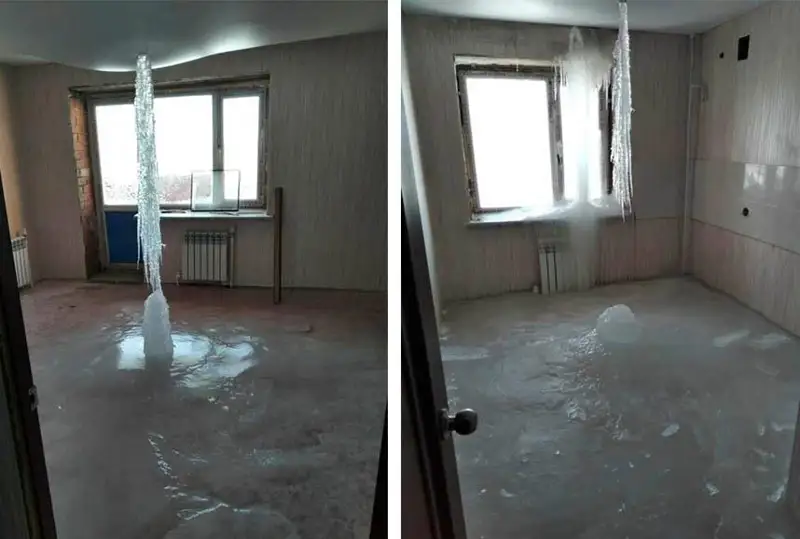 Покрытые льдом новостройки в Костанае: в акимате прокомментировали инцидент