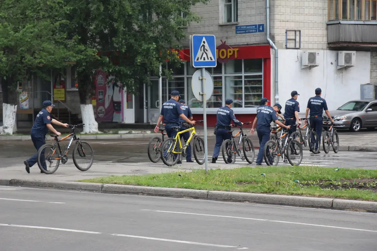 Шығыс Қазақстан облысында полицейлер велосипедпен жүретін болды