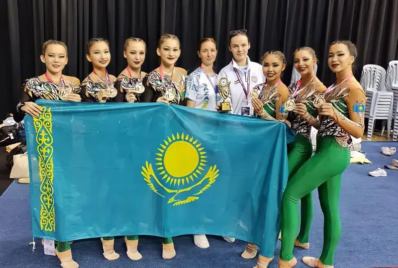 Казахстанские гимнасты с триумфом выступили на чемпионате Азии