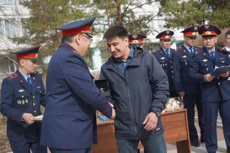 Помощников полиции наградили в Костанае