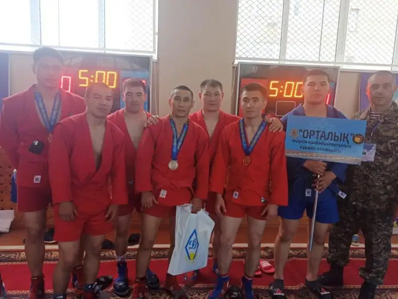 Карагандинские гвардейцы завоевали бронзу на чемпионате по самбо