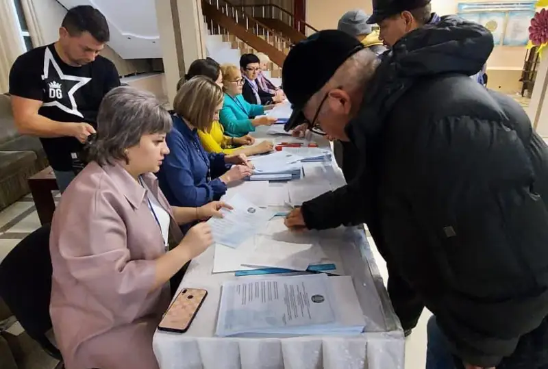 Жители  Костанайской области активно участвуют в выборах