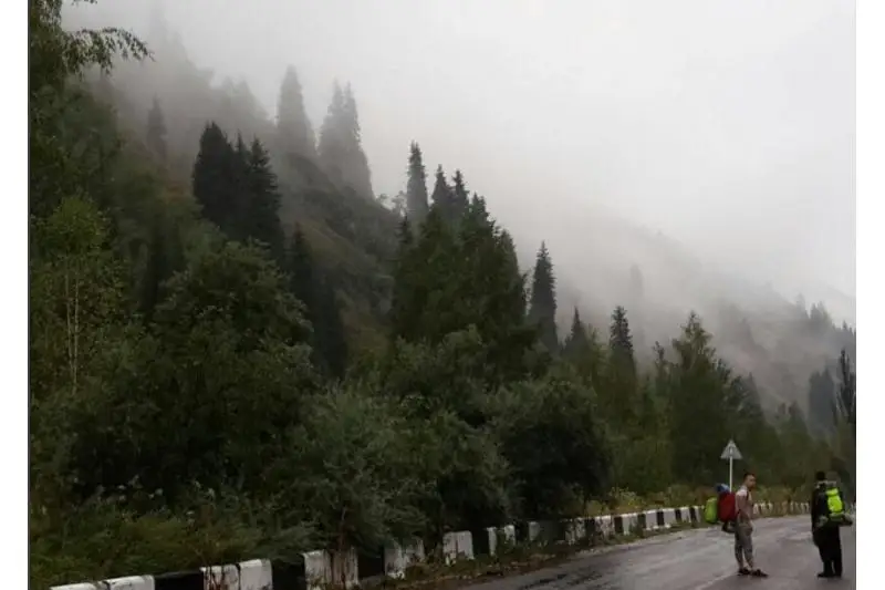 Сильный дождь, град и шквал ожидаются в горах Алматы