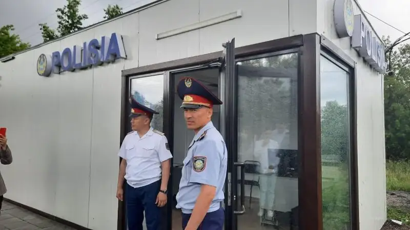 Работу модульных постов и центра оперативного управления показали полицейские СКО