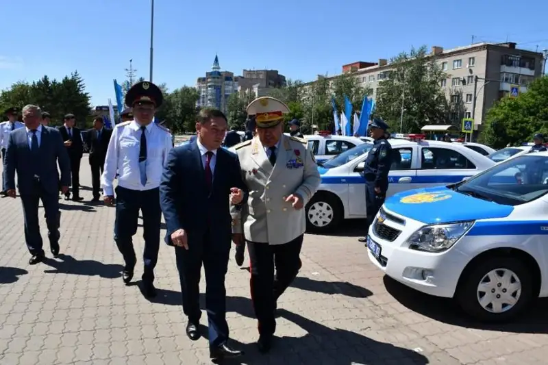 Ключи от служебных машин получили акмолинские полицейские