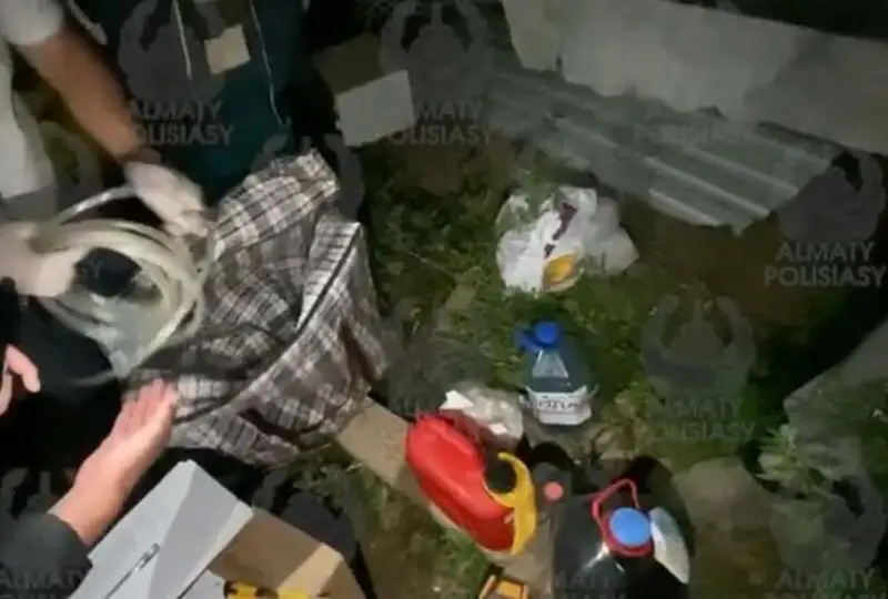 Алматинец превратил свой дом в нарколабораторию