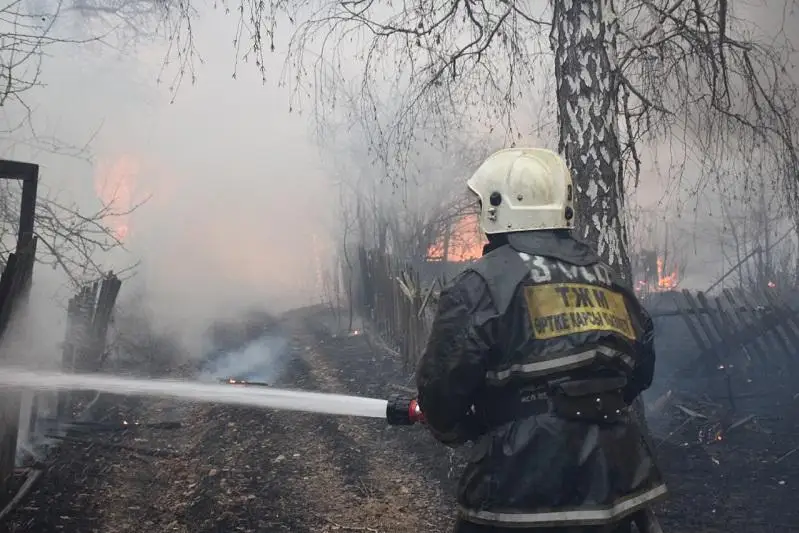 Petropavlda bes saıajaıda órt bolyp, 10 ga jer janyp ketti