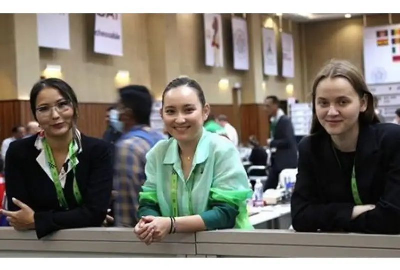 Казахстанские шахматистки выиграли седьмой матч на всемирной олимпиаде