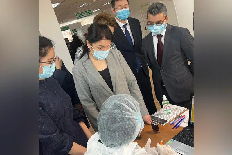 Глава Минздрава  посетила пограничный пост в СКО