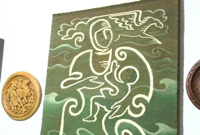 В музей гобеленов превратил свой дом художник из Балхаша