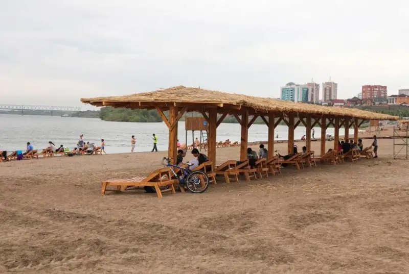 Пляжный сезон завершился в Павлодаре