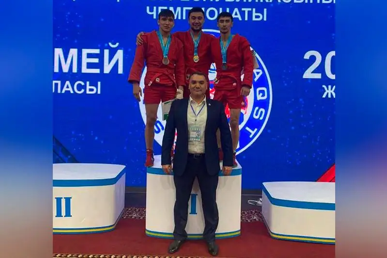 Чемпионом Казахстана по спортивному самбо стал военнослужащий Нацгвардии из Актобе