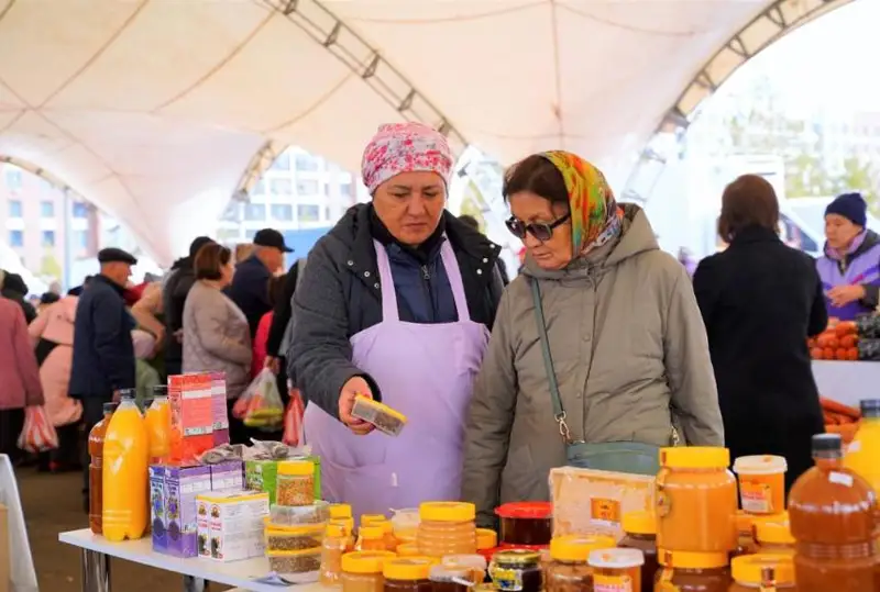 Более 850 тонн продукции привезут товаропроизводители Акмолинской области в Астану