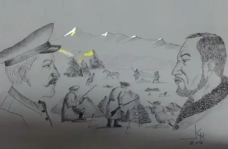 قۇرالايدى كوزگە اتقان جالعىز كوزدى ءالىباي