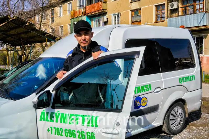 Службу инватакси создал инвалид II группы в Туркестанской области