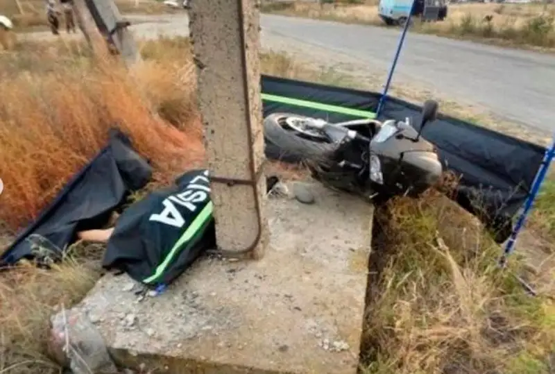 ShQO-da mototsıklshi elektr baǵanyna soǵylyp mert boldy