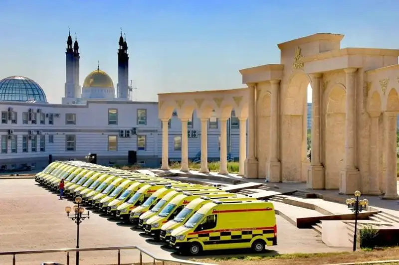 Медучреждения Актюбинской области получили 52 автомобиля для неотложной помощи