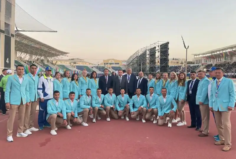 Сборная МЧС РК участвует в чемпионате мира по пожарно-спасательному спорту в Узбекистане