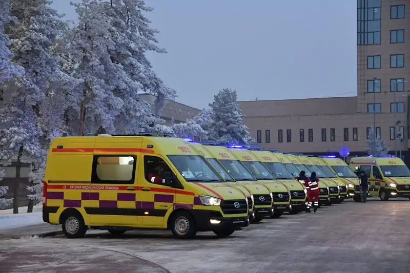 نۇر-سۇلتاندا ءارقايسىسى 23 ميلليون تەڭگە تۇراتىن 20 جەدەل جاردەم كولىگى ساتىپ الىندى